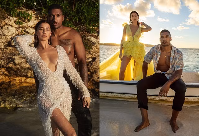 Nicole Williams và chồng Larry English vừa có những bức ảnh thời trang nóng bỏng và tình tứ trên tạp chí Modeliste số tháng 1/2021 khiến fan không khỏi ghen tị.