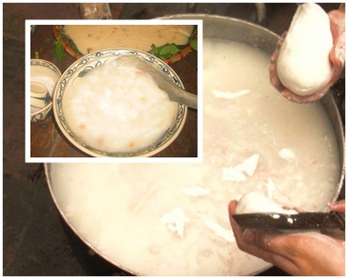 Cháo thái: Món ăn độc đáo này gắn liền với sự tích trạng nguyên Lê Văn Thịnh về thăm Đình Tổ. Do đó, nó có mặt trong các dịp lễ lớn của làng và dần trở thành điểm độc đáo mà không nơi nào khác có được.