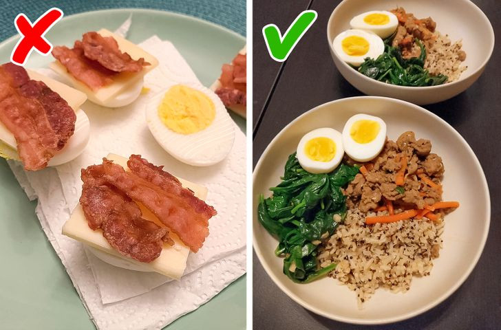 8. Ăn ít carbs: Chế độ ăn kiêng keto đã trở nên phổ biến trên toàn thế giới vì mọi người thực sự giảm cân với nó. Khi bạn không ăn carbs, cơ thể sẽ chuyển hóa chất béo còn lại thành năng lượng cần thiết để bạn hoạt động. Về lâu dài, không ăn carbohydrate sẽ không có lợi cho bạn. Do đó, bạn chỉ nên loại bỏ carbs đã qua chế biến như bột mì trắng hoặc đường trắng, Hãy ăn ngũ cốc nguyên hạt vì nó chứa nhiều chất xơ.