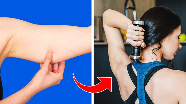 3. Thực hiện các bài tập cơ bắp: Khi tập thể dục giảm cân, bạn có khả năng bị mất cơ và dẫn đến tình trạng da chùng nhão. Tuy nhiên, hãy tập thêm tạ và các bài tập sức mạnh để xây dựng cơ nạc và giảm mỡ đồng thời. Điều này sẽ làm cho làn da của bạn trông căng và săn chắc hơn.