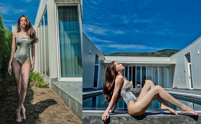 Hồ Ngọc Hà mặc áo tắm khoe vóc dáng của bà mẹ 3 con trong chuyến du lịch đầu năm. Cô lấy lại body nhanh chóng sau 2 tháng sinh đôi khiến nhiều người nể phục.