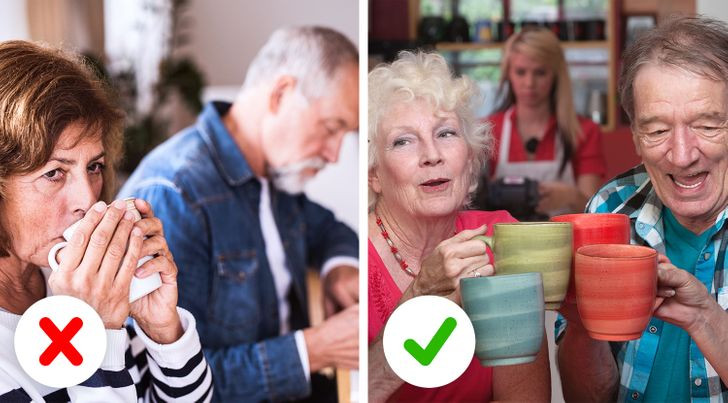 6. Đi chơi thường xuyên hơn: Nghiên cứu cho biết những người có đời sống xã hội năng động có thể sống lâu hơn và khỏe mạnh hơn. Điều này được giải thích là do những người như vậy có những hành vi sức khỏe tốt hơn, như ăn những thực phẩm lành mạnh và hoạt động thể chất. Ngược lại, những người sống biệt lập có nguy cơ bị yếu hệ thống miễn dịch cao hơn vì bị căng thẳng nhiều hơn.