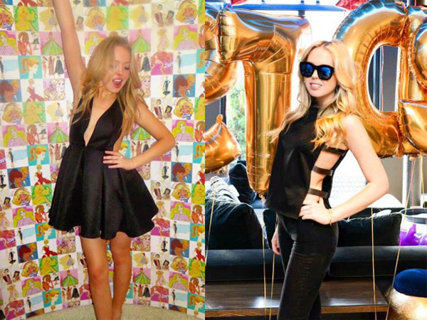 Nàng ái nữ tỷ phú Trump áp dụng mốt không nội y khi diện các trang phục có cổ chữ V xẻ sâu, xẻ lườn...