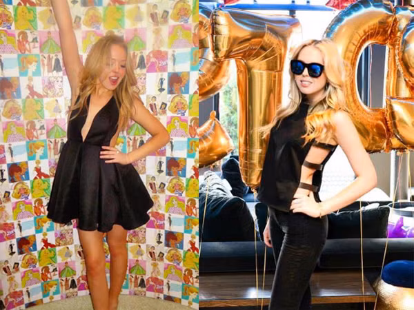 Nàng ái nữ tỷ phú Trump áp dụng mốt không nội y khi diện các trang phục có cổ chữ V xẻ sâu, xẻ lườn...