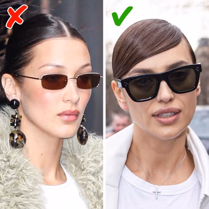 1. Kính râm mắt nhỏ: Kính râm mắt nhỏ từng là một xu hướng thời trang thịnh hành. Tuy nhiên, giờ chúng đã là dĩ vãng và những chiếc kính râm lớn đang dần thay thế vị trí của chúng.