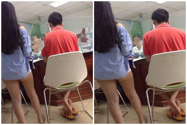 Rất nhiều người phải lắc đầu ngán ngẩm bởi cách diện quần shorts mà không che nổi vòng 3 của cô gái này. Ảnh: Internet.