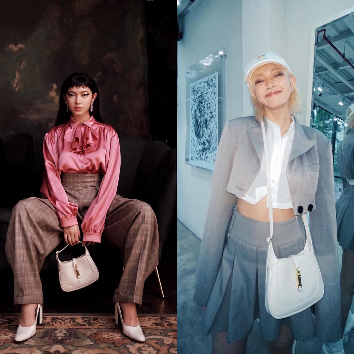 Châu Bùi luôn thể hiện sự đa dạng và độc đáo qua cách mix-match trang phục và tạo hình mỗi khi xuất hiện.