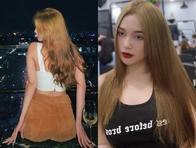 Sĩ Thanh: Những ngày cận kề Tết, Sĩ Thanh nhanh chóng nhuộm mái tóc màu nâu tây cực sang. Kiểu tóc mới của nữ ca sĩ nhận được rất nhiều lời khen ngợi từ người hâm mộ.