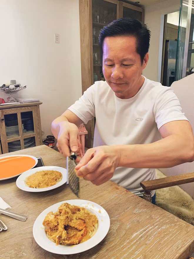 Nhìn những món ăn do chính đại gia Đức An nấu nhiều người phải trầm trồ vì nhìn đẹp mắt không hề thua kém nhà hàng.