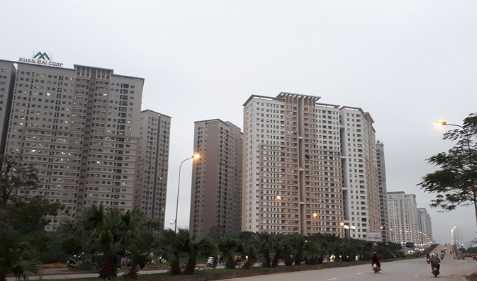 Thanh tra Xay dung chi loat vi pham cua chu dau tu tai chung cu Xuan Mai Complex