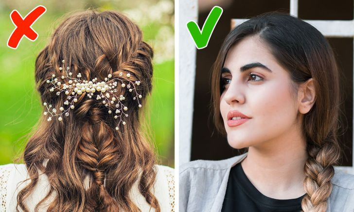 Tóc tết cầu kỳ: Những kiểu tóc tết cầu kỳ chỉ hợp với những sự kiện trọng đại. Thay vào đó, kiểu tóc tết đuôi sam đơn giản đang lại lên ngôi. Bạn có thể tạo điểm nhấn cho kiểu tóc này với một số phụ kiện tóc như khăn buộc đầu, băng đô thể thao hay nơ, ruy băng.