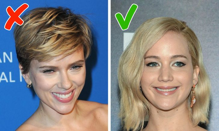 Tóc bob với phần gáy cao: Kiểu tóc bob với phần gáy cắt cao đã trở nên lỗi mốt. Thay vào đó, bạn nên chọn kiểu tóc bob dài, tỉa layer hoặc rẽ ngôi lệch bên tùy theo dáng mặt.