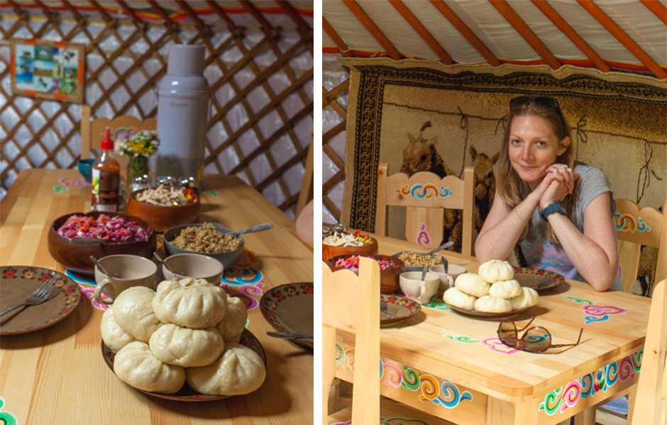 9. Mông Cổ: Tết của người Mông Cổ gọi là Tsagaan Sar, cũng như tết âm lịch tại Việt Nam hay Trung Quốc. Món ăn thường ngày không thể thiếu của người Mông Cổ là các loại bánh bột và sữa ngựa. Ngày tết, họ thường ăn những chiếc bánh bao nhân thịt cừu nóng hổi, uống cùng sữa ngựa lên men hoặc trà nóng nhằm cầu một năm sung túc, an lành. Ảnh: Internet.
