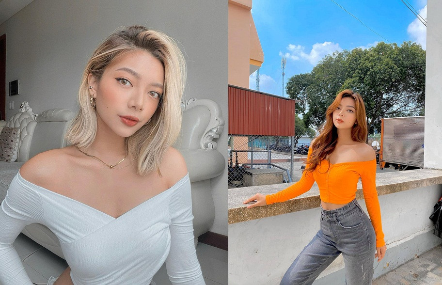 Để khoe vóc dáng đồng hồ cát, cơ bụng săn chắc, nữ diễn viên 9X thường mặc các trang phục cắt xẻ gợi cảm.