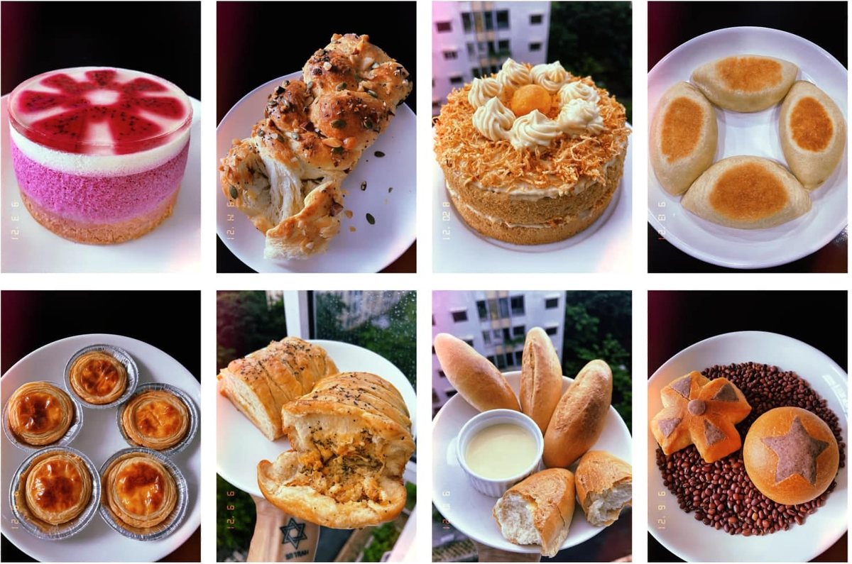 Chính BB Trần cũng tự tin vào khả năng làm bánh của mình: "1 tháng với hơn 50 thể loại đồ ngọt các kiểu, cực lắm mà cũng vui lắm, giờ có thể tự tin nhận order rồi".