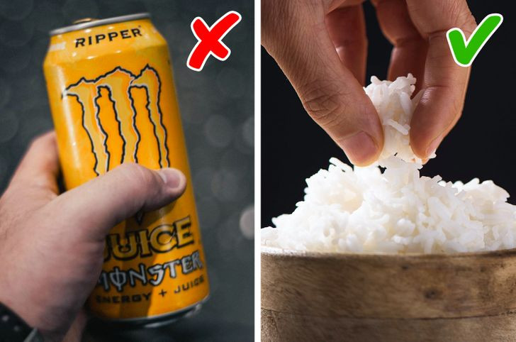 7. Tăng cường năng lượng: Nếu bạn thường phải viện đến các loại nước tăng lực sau khi vận động, thay vào đó hãy ăn cơm đi. Cơ thể của chúng ta cần carbohydrate để chuyển hóa thành năng lượng, mà gạo thì rất giàu thứ đó.