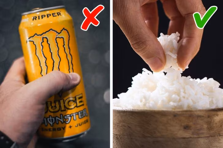 7. Tăng cường năng lượng: Nếu bạn thường phải viện đến các loại nước tăng lực sau khi vận động, thay vào đó hãy ăn cơm đi. Cơ thể của chúng ta cần carbohydrate để chuyển hóa thành năng lượng, mà gạo thì rất giàu thứ đó.