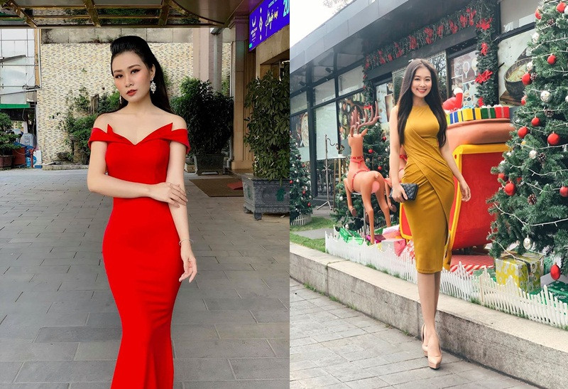 Đầm bó sát là trang phục không thể thiếu trong tủ đồ của Hà Phương.