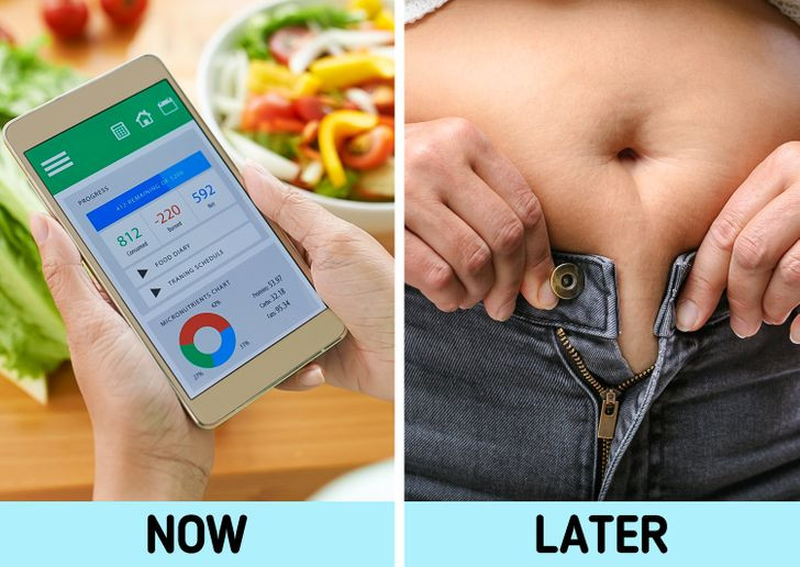 5. Thực phẩm ít calo: Hơn 80% mọi người tăng cân trở lại sau khi họ ngừng chế độ ăn kiêng và các nhà khoa học tin rằng thực phẩm ít calo là nguyên nhân. Nếu bạn thường xuyên nhận được ít calo hơn nhu cầu của cơ thể, nó sẽ khiến quá trình trao đổi chất của bạn chậm lại. Thay vì hạn chế calo, các chuyên gia y tế khuyên bạn nên ăn đủ protein và thêm các bài tập tăng sức đề kháng vào thói quen thể dục.