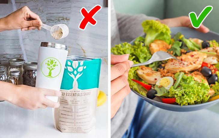 6. Bột protein: Nếu duy trì một chế độ ăn uống lành mạnh, bạn sẽ nhận được đủ protein từ các bữa ăn của mình. Nhưng protein ở dạng chất bổ sung có thể gây hại nhiều hơn lợi. Nó có thể gây khó tiêu hóa nếu bạn không dung nạp lactose và có rất ít nghiên cứu về tác dụng lâu dài của nó.