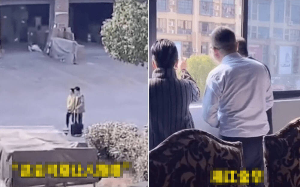 Gai e lan dau dan ban trai ve ra mat, ca nha dung nhin trom