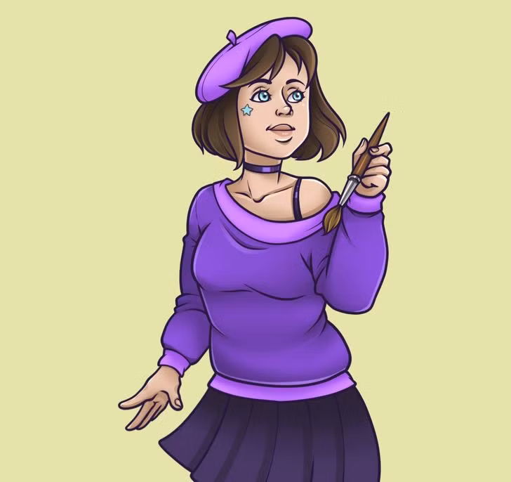 2. Màu tím: Màu tím gắn liền với hoàng gia và các nghi lễ hoàng gia. Bên cạnh đó, nó còn để lại ấn tượng về sự kỳ diệu. Màu tím kích thích sự sáng tạo và mang lại sự yên bình. Nếu đây là màu sắc yêu thích của bạn thì bạn là người khá nhạy cảm.