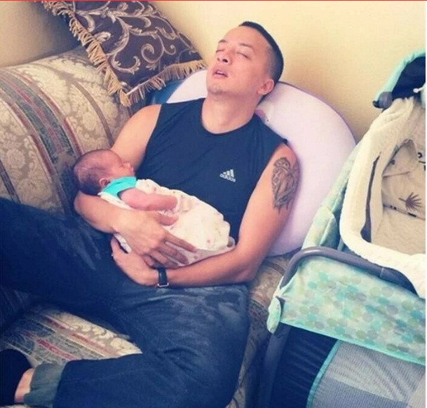 "Cô bé là quà tặng quý giá mà ông trời đã ban cho tôi" đó là lời Cao Thái Sơn đã nói khi nhắc đến con gái cưng của mình. Ảnh: FB, Internet.