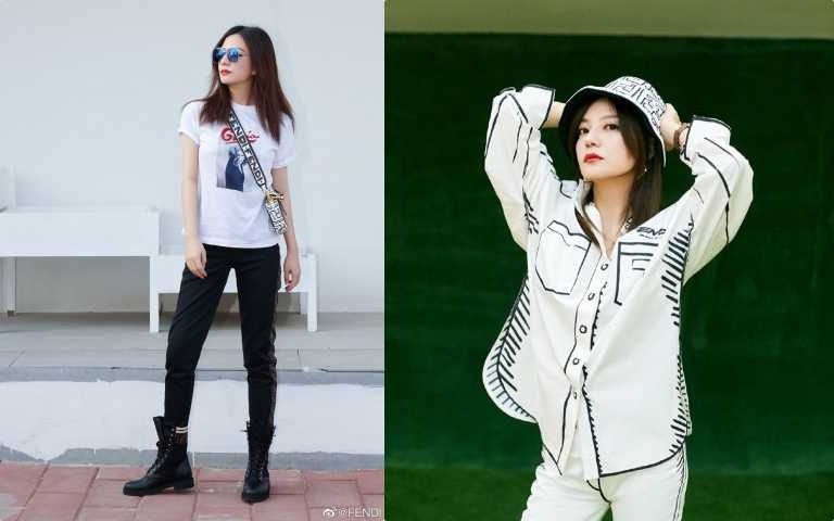 Trước đó, Triệu Vy cũng nhiều lần quảng cáo cho các sản phẩm của nhà mốt Fendi. Ảnh: Internet.