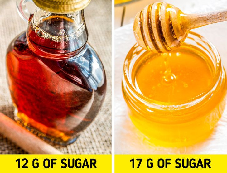 12. Lạm dụng quá nhiều chất làm ngọt tự nhiên: Các chất thay thế đường tự nhiên, như xi-rô cây phong hoặc mật ong, là những lựa chọn thay thế tuyệt vời, nhưng đừng quên rằng chúng cũng chứa đường. Do đó, bạn nên dùng chúng ở mức vừa phải. Ảnh: BS.
