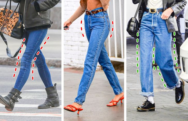 3. Thích mặc quần jeans bó hơn: Quần jeans có thể giúp tạo ảo giác và giúp bạn trông mảnh mai hơn, nhưng mặc chúng thường xuyên có thể dẫn đến một số vấn đề. Quần jeans bó ép đùi, mông và ngăn cản các cơ thực hiện chức năng nâng đỡ của chúng. Sau khi chịu áp lực trong một thời gian dài, mông và đùi bắt đầu trông to hơn. Để ngăn chặn điều này, bạn nên chuyển sang những trang phục thoải mái hơn.