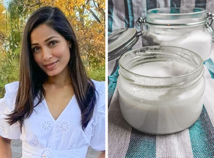 4. Dầu dừa là một loại kem dưỡng ẩm tuyệt vời. Freida Pinto từ một người mẫu Bollywood trở thành một nữ diễn viên Hollywood nổi tiếng. Ở tuổi 36, làn da của cô dường như chưa hề có dấu hiệu lão hóa. Vào những ngày hanh khô, Freida thường thoa dầu dừa lên mặt ban đêm để giữ cho làn da luôn ẩm và mềm mại.