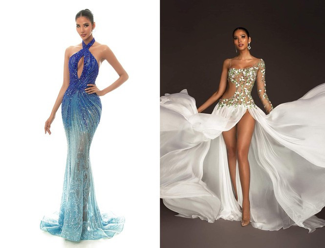 Á hậu Hoàn vũ Việt Nam 2017 ngày càng chăm diện những bộ trang phục cắt xẻ táo bạo khoe vòng một quyến rũ và nóng bỏng.