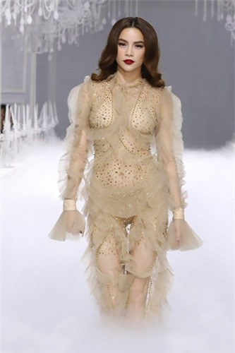 Nhiều lần, nữ ca sĩ diện trang phục xuyên thấu hớ hênh khiến người hâm mộ nhức nhối.