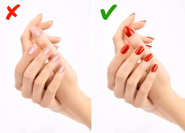 Làm móng thường xuyên có hại cho móng tay: Sơn móng tay thực sự có thể giúp móng tay khỏe hơn nếu bạn tuân theo một số quy tắc đơn giản. Đầu tiên, bạn cần phủ một lớp nền đặc biệt lên các móng vì nó chứa các vitamin. Tiếp theo là sơn móng tay nhằm bảo vệ móng tay của bạn khỏi những hư hỏng nhỏ hàng ngày.