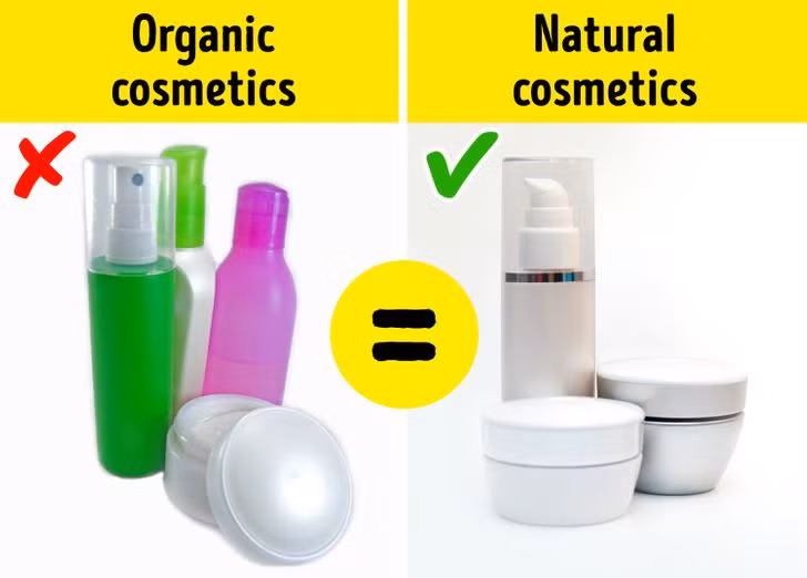 Nghĩ tất cả mỹ phẩm thiên nhiên đều không gây dị ứng: Trong hầu hết các trường hợp, chỉ một trong số các thành phần gây ra phản ứng dị ứng và không quan trọng nếu sản phẩm là tự nhiên hay tổng hợp. Vì vậy, trước khi mua một sản phẩm mới, hãy lấy mẫu thử bôi lên cánh tay để xem bạn có bị dị ứng với sản phẩm đó hay không.