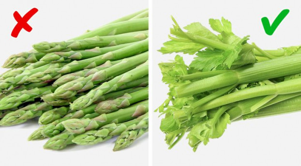 Măng tây - Cần tây: Axit asparagin trong măng tây bị phân hủy thành các hợp chất lưu huỳnh có thể gây ra mùi cơ thể khó chịu. Còn cần tây cơ thể giải phóng pheromone, khiến bạn hấp dẫn hơn đối với người khác giới.