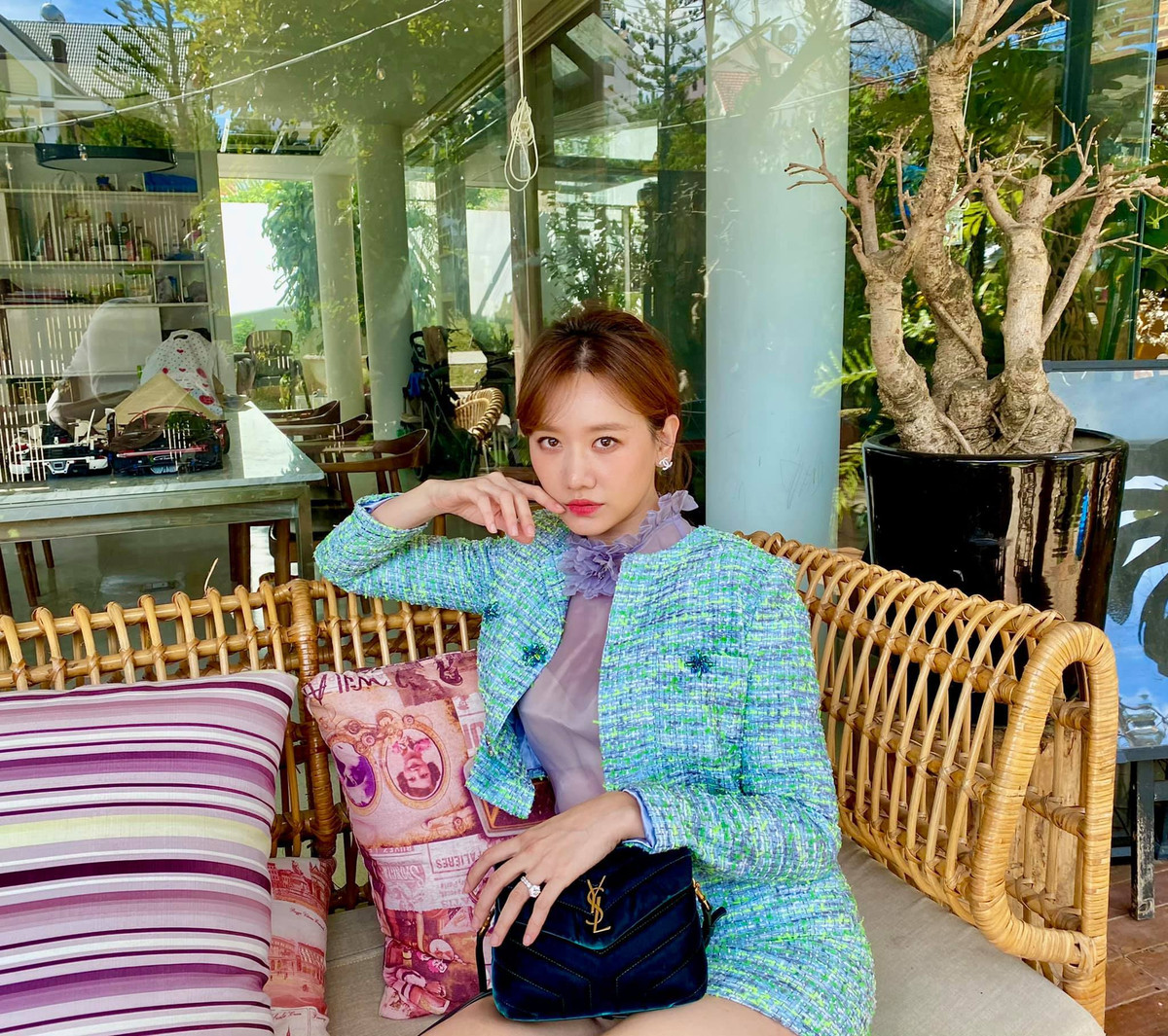 Hari Won xinh đẹp trong chuyến du lịch Đà Lạt.