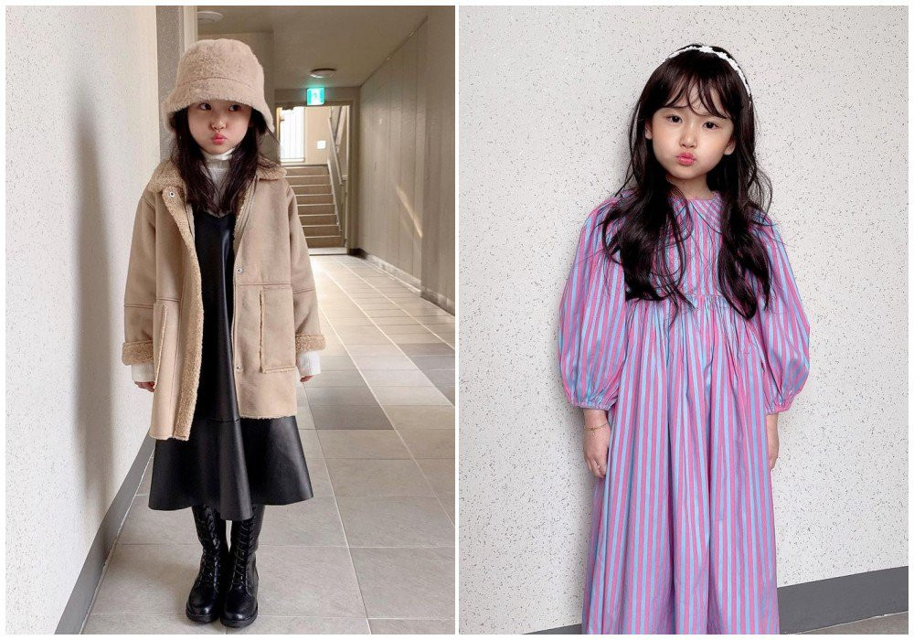 Trong khi các nhóc tì còn bé xíu thường ăn mặc váy đầm rực rỡ và đúng độ tuổi, việc "lên đồ" với những bộ cánh có vẻ chững chạc và trưởng thành hơn tuổi của Gahee ít nhiều nhận về những bình luận trái chiều của dân mạng.