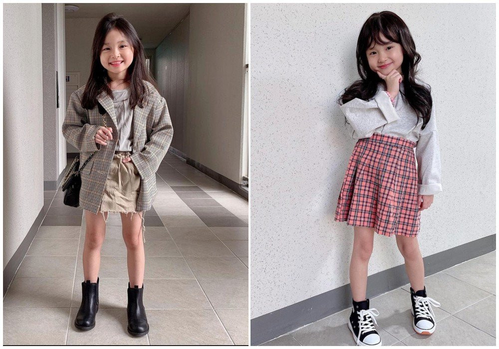 Tuy nhiên ngày thường, tiểu mỹ nhân vẫn thường xuyên kết thân với những trang phục nhí nhảnh, đáng yêu đúng với lứa tuổi.