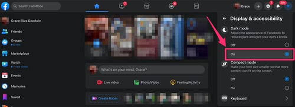 Cach mo che do Dark Mode cua Facebook tren tat ca cac thiet bi-Hinh-7