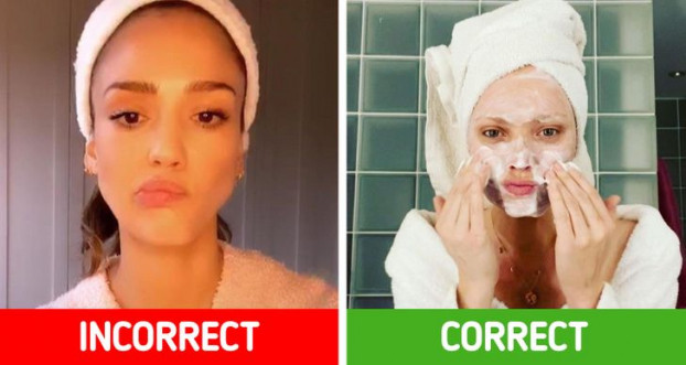 Không dưỡng da trước khi trang điểm: Đây là lỗi trang điểm cơ bản nhiều người mắc. Trước khi trang điểm, bạn cần làm sạch da, thoa nước cân bằng để loại bỏ tế bào chết, bụi bẩn rồi thoa một lớp kem dưỡng hoặc thêm cả kem chống nắng nếu vào ban ngày. Sau đó, dùng kem lót để giữ lớp trang điểm lâu trôi và che những khuyết điểm nhỏ trên mặt.