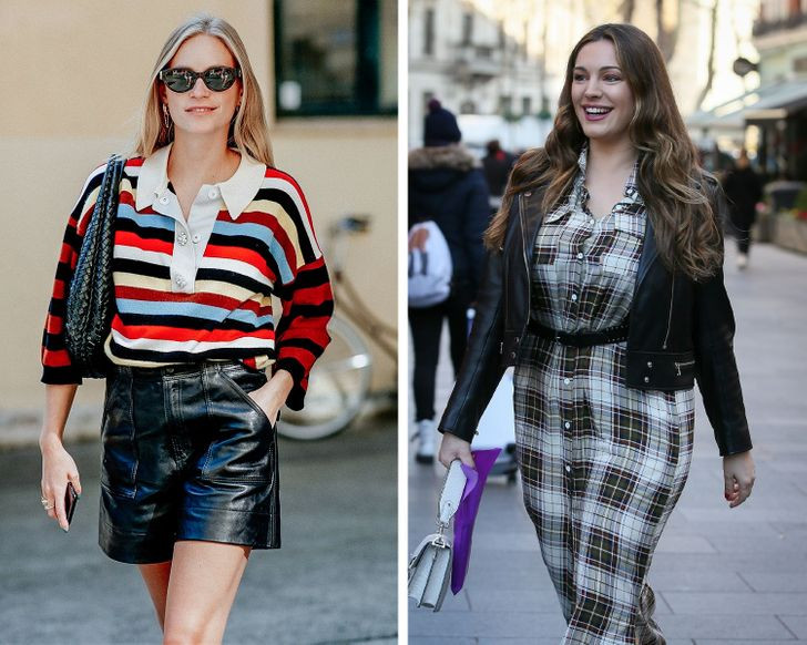 2. Sự lựa chọn màu sắc: Lựa chọn màu sắc sẽ phụ thuộc vào hiệu ứng bạn muốn đạt được với trang phục của mình. Nếu bạn muốn thu hút sự chú ý của mọi người vào trang phục da, lý tưởng nhất là bạn nên kết hợp nó với quần áo có sắc thái bổ sung hoặc thậm chí đối lập nhau. Điều đó sẽ giúp bạn làm nổi bật trang phục của mình nói chung.