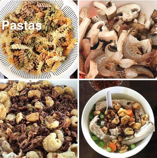 Món nui sườn tôm tép mỡ hành phi của Trân Đài làm trông khá hấp dẫn.