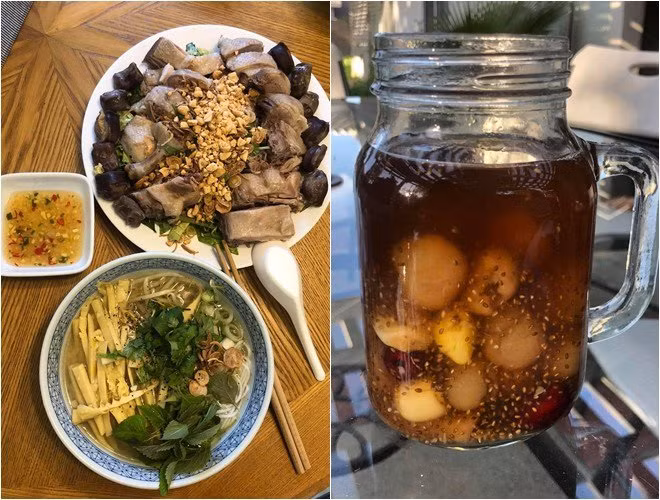 Trân Đài khoe thực đơn bữa ăn tự nấu đầy dinh dương với bún măng vịt và chè dưỡng nhan.