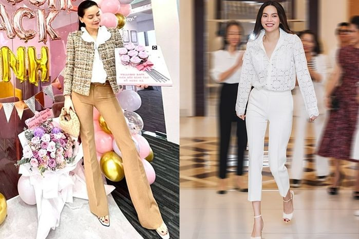 Những trang phục, chất liệu kén dáng cũng không thể làm khó được bà mẹ 3 con.