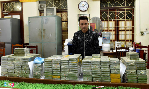 Trần Tiến Thành tại cơ quan điều tra. Ảnh: Ngọc Bảo.