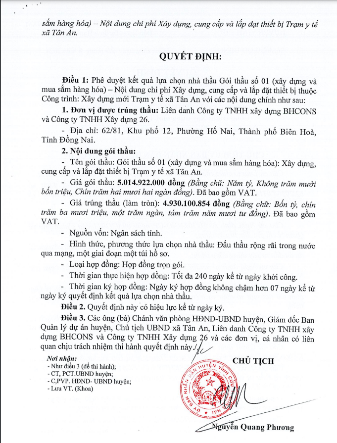 Dong Nai: Ai dang thi cong tram y te xa Tan An?-Hinh-2