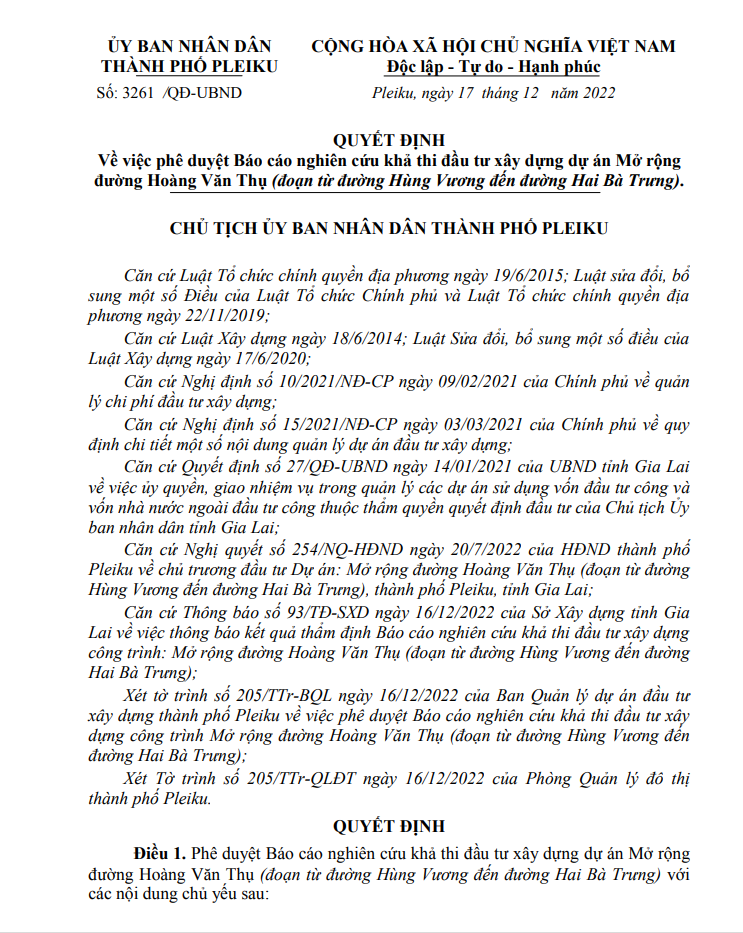 Gia Lai: Ai dang thi cong duong Hoang Van Thu?