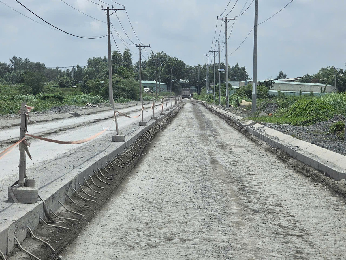 Thiết kế mặt đường bê tông xi măng, tại trọng trục P=10T. Ảnh HĐ