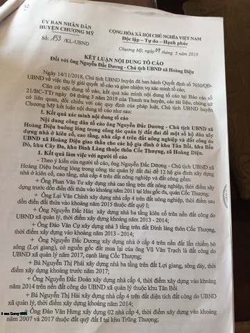 Ha Noi: Nghi van Chu tich xa Hoang Dieu co dau hieu gia mao ho so, giay to?-Hinh-2